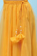 Yellow Chanderi Blouse With Net Lehenga & Net Dupatta image number 2