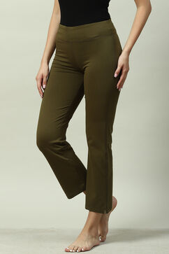 Olive Relaxed Pants image number 2