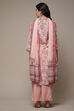 Pink Printed Rayon Kurta & Palazzo Suit Set image number 5