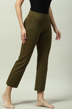 Olive Relaxed Pants image number 3
