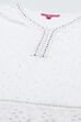 White Cotton Dobby Kurta With Sharara & Dupatta image number 1