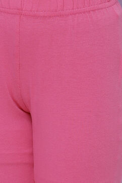Pink Cotton Tunic And Capri Set image number 2