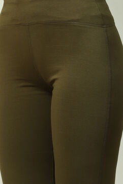 Olive Relaxed Pants image number 1
