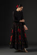 Rohit Bal Black Cotton Silk Anarkali Printed Suit Set image number 8