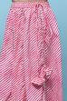 Pink Cotton Embroidered Blouse & Lehenga With Net Dupatta image number 2