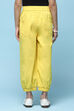 Yellow Cotton Twill Jogger Pants image number 4