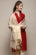 Gold Polyester Yarn dyed Dupatta image number 0