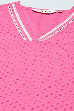Pink Cotton Straight Kurta & Pants Suit Set image number 1